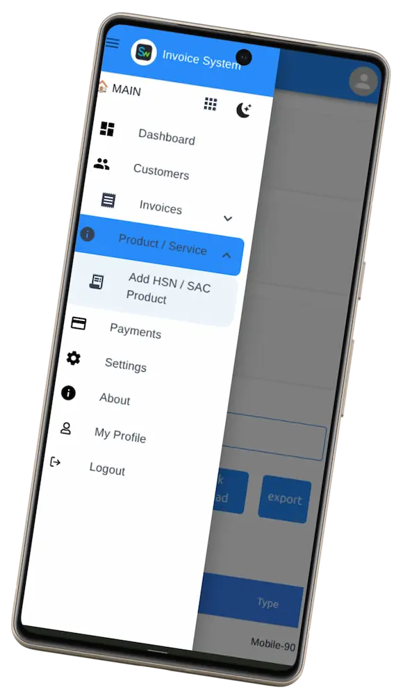 Invoice Mobile App